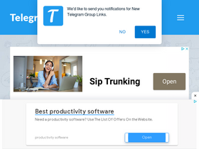'telegroupslink.com' screenshot