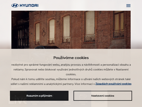 'hyundai.cz' screenshot