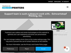 solutionsforscreenprinters.com