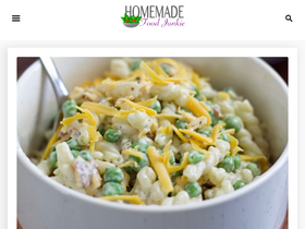 'homemadefoodjunkie.com' screenshot