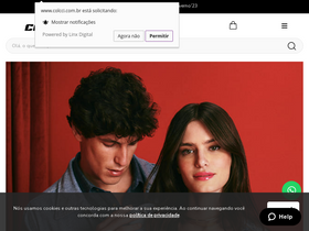 'colcci.com.br' screenshot