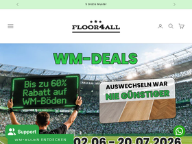 Floor4all homepage screenshot