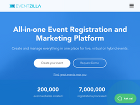 'eventzilla.net' screenshot