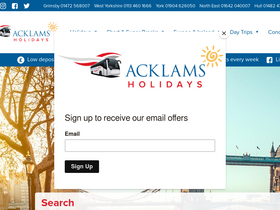 acklamsholidays.co.uk