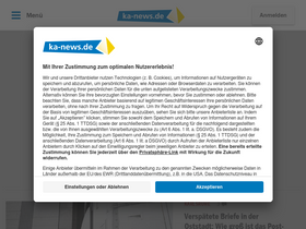 'ka-news.de' screenshot