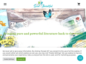 'goodandbeautiful.com' screenshot