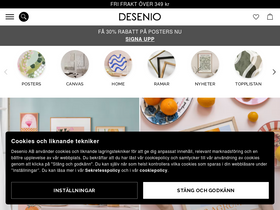 'desenio.se' screenshot