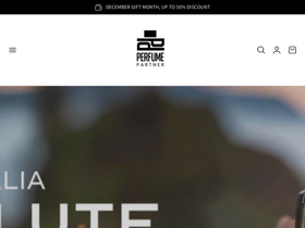 perfumepartner.com homepage screenshot
