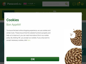 'paracord.eu' screenshot