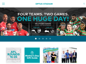 'optusstadium.com.au' screenshot