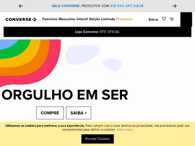 'converse.com.br' screenshot