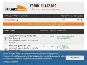 'pilarz.org' screenshot