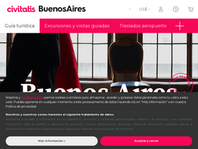 'disfrutabuenosaires.com' screenshot