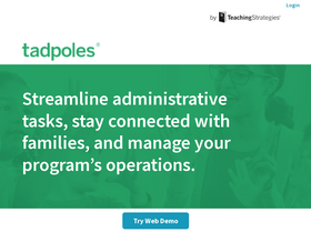 'tadpoles.com' screenshot