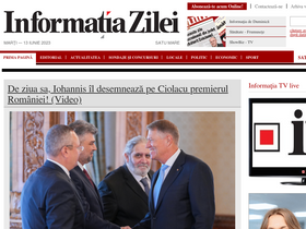 'informatia-zilei.ro' screenshot