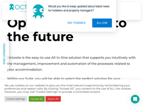 'octorate.com' screenshot