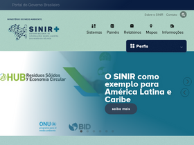 'sinir.gov.br' screenshot