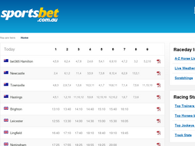 'sportsbetform.com.au' screenshot