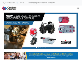 'controlscentral.com' screenshot