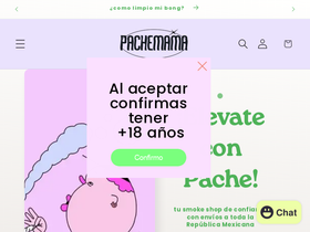 pachemama.com homepage screenshot