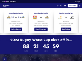 'rugby.com.au' screenshot
