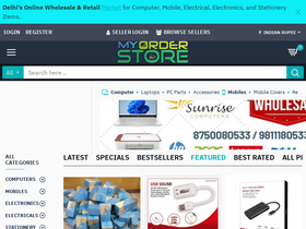 'myorderstore.com' screenshot