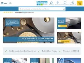 'badkamerdepot.be' screenshot