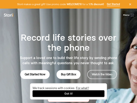 'storii.com' screenshot