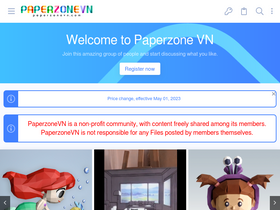 'paperzonevn.com' screenshot