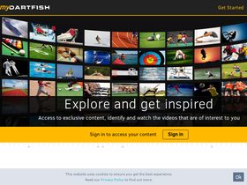 'dartfish.tv' screenshot