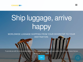 'luggageforward.com' screenshot
