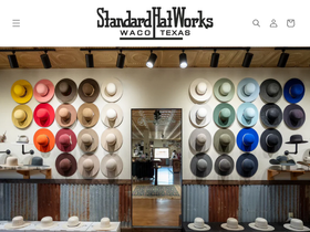 Standard Hat Works website screenshot
