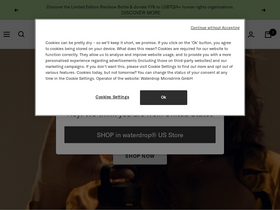 waterdrop® website screenshot