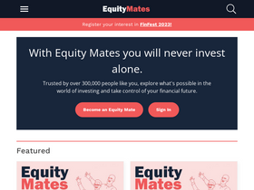 'equitymates.com' screenshot
