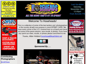 'hoseheads.com' screenshot
