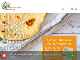 'mediterraneanliving.com' screenshot