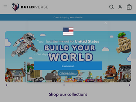 Buildiverse homepage screenshot