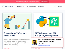 'h-educate.com' screenshot