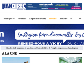 'handirect.fr' screenshot