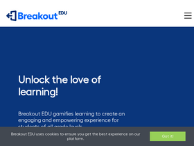 'breakoutedu.com' screenshot