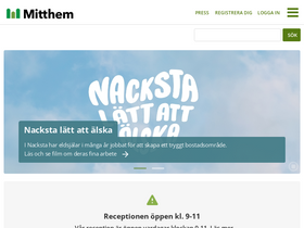 'mitthem.se' screenshot