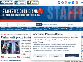 'staffettaonline.com' screenshot