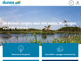 'dunea.nl' screenshot