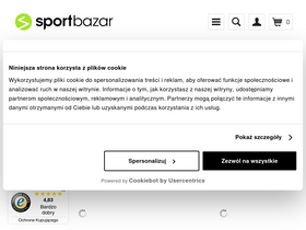 'sportbazar.pl' screenshot