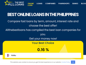 'allthebestloans.com' screenshot