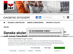 'dagensbyggeri.dk' screenshot