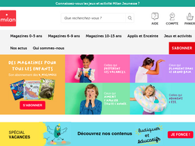'milan-jeunesse.com' screenshot