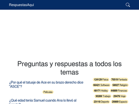 'respuestas.me' screenshot
