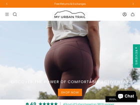 Myurbantrail homepage screenshot