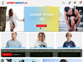 'sportdepot.rs' screenshot